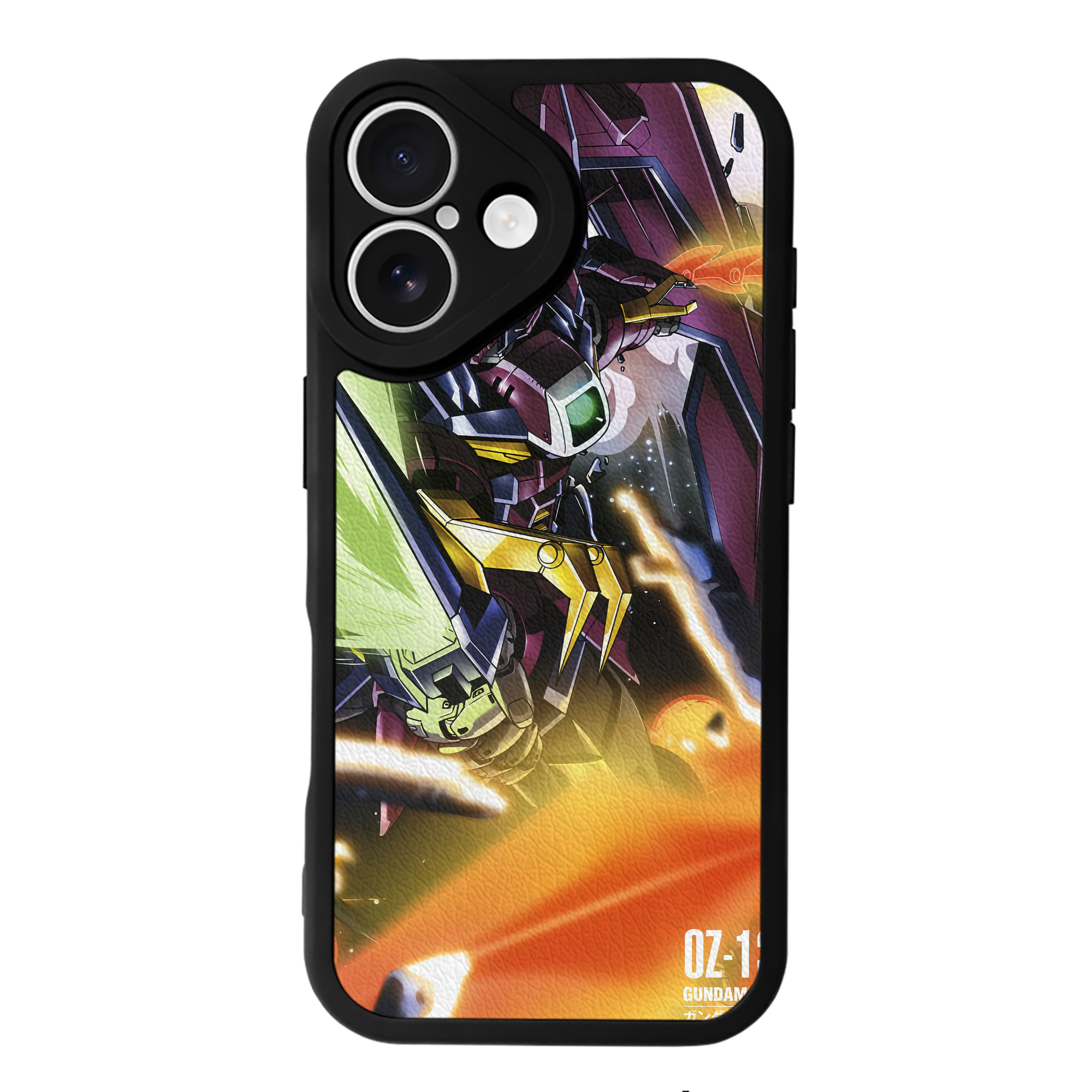 （画像用） 機動戦士ガンダム Mobile Suit Gundam 【iPhone 16シリーズ対応】シリコンスマホケース（レザー調） 材質：シリコン